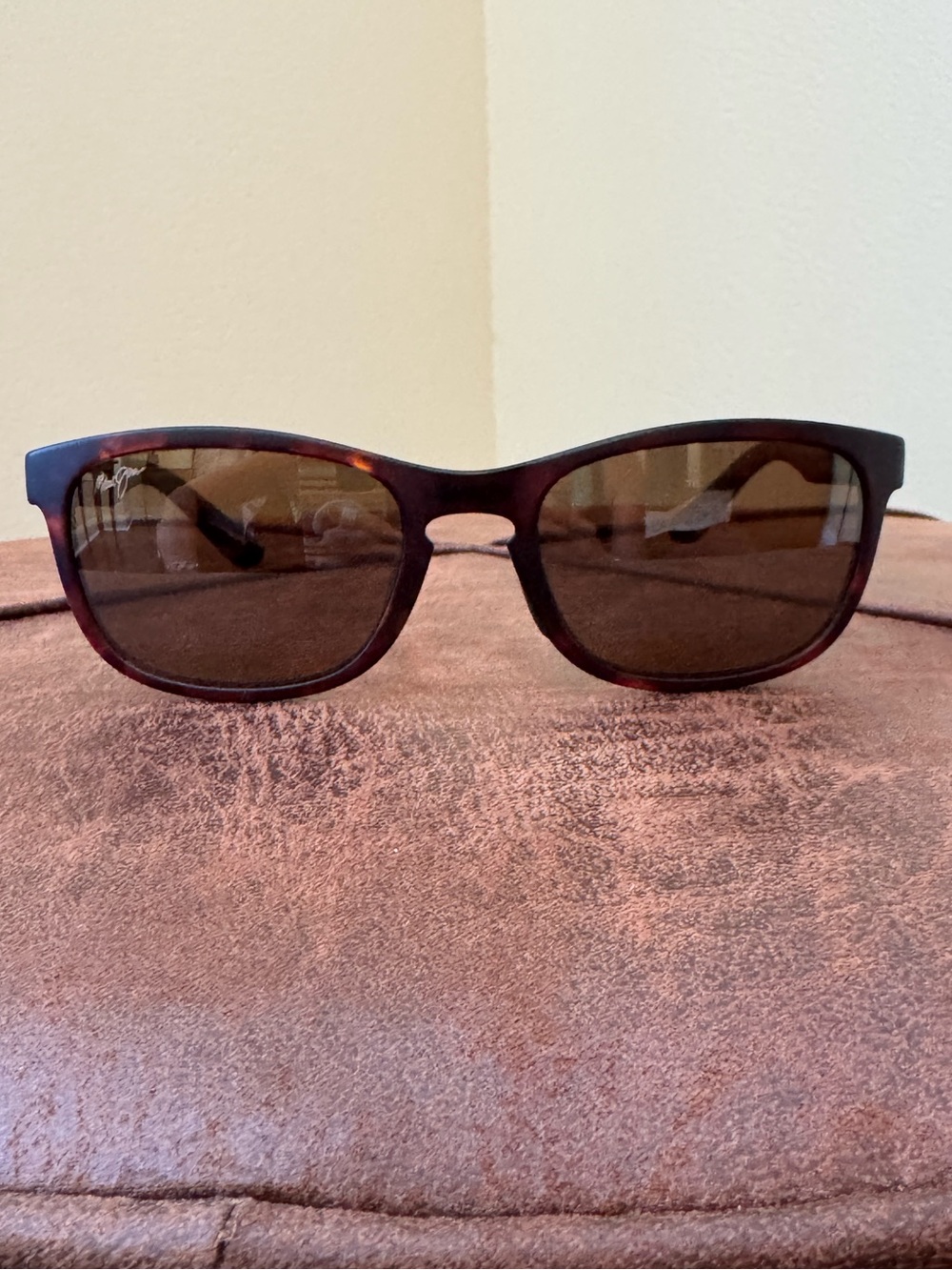 Maui Jim Front Street Sunglasses MJ431 in Brown Matte Tortoise Shell